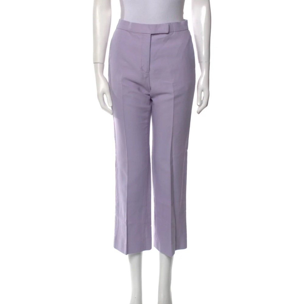 Sandro Lavender Women's Straight-Cut length Trousers, Us Size 4/6